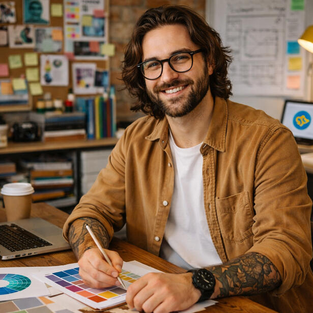 Agency Director Reviewing Super Compliance Service business owner at a desk analysing super guarantee records for their team.